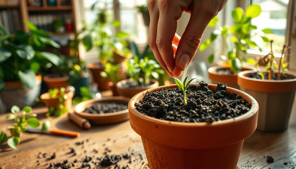 como plantar sementes