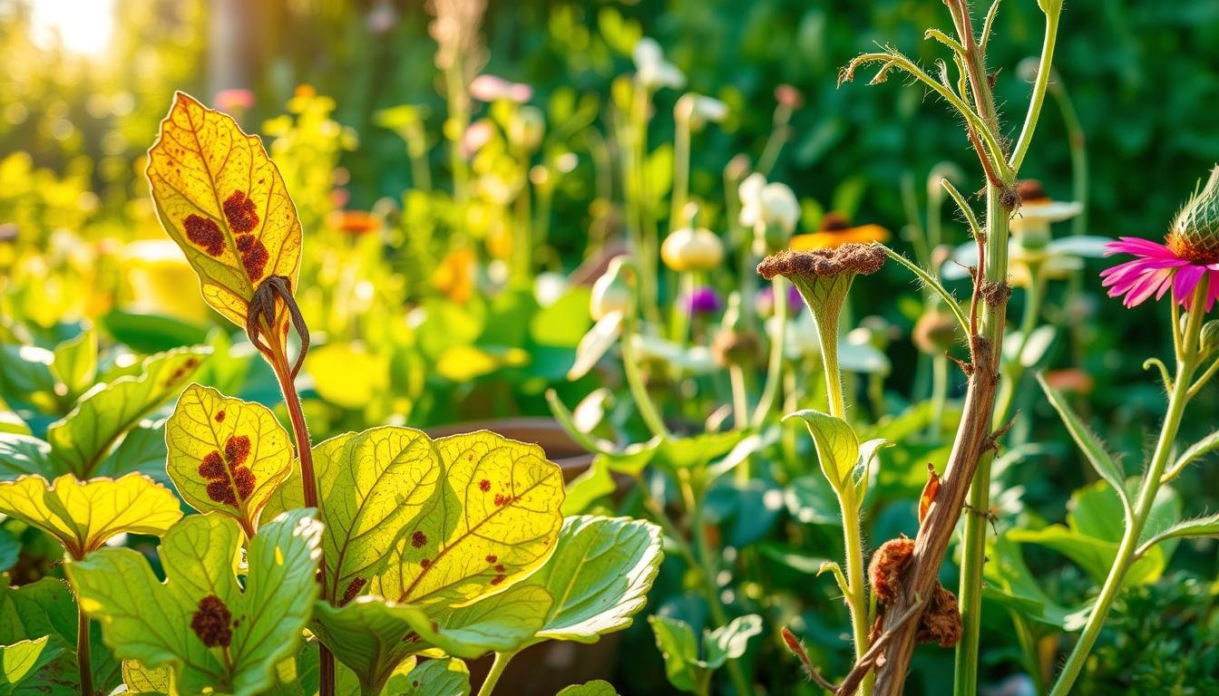 doenças em plantas