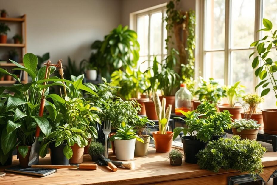 manutenção de plantas