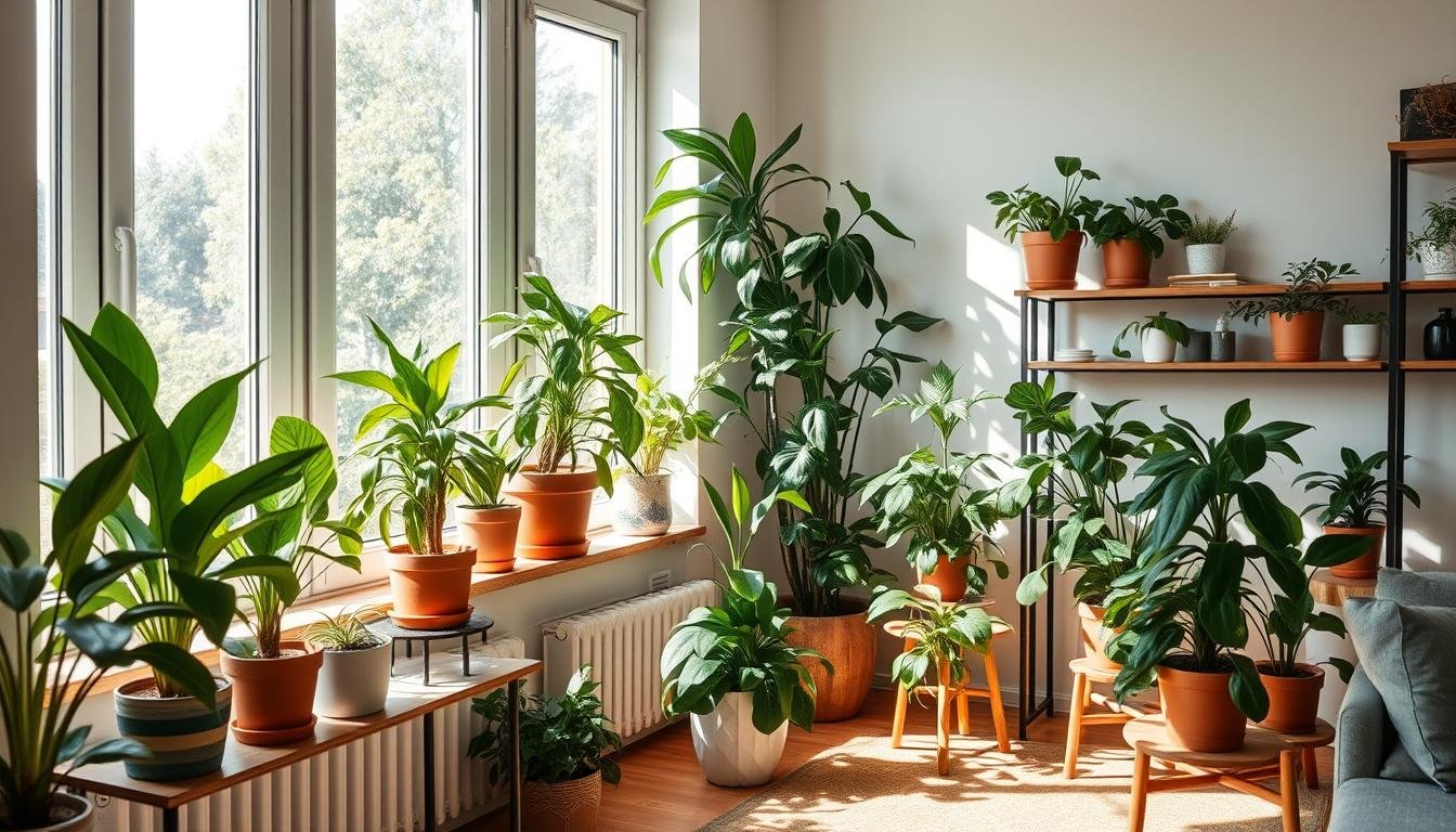 plantinhas em apartament